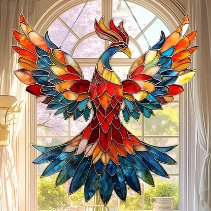 Colorful Bird Prism Decorative Window Charm