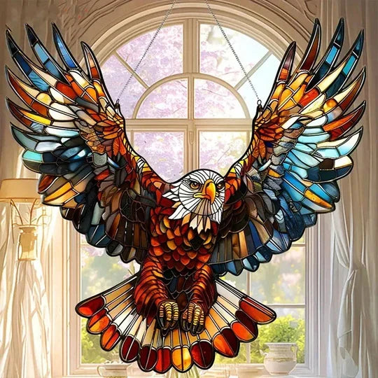 Colorful Bird Prism Decorative Window Charm