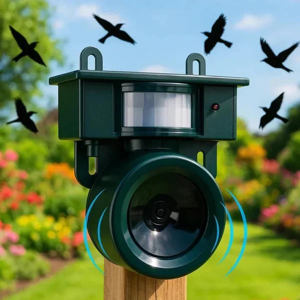 Smart Guardian Motion Detector for Bird Control in Gardens