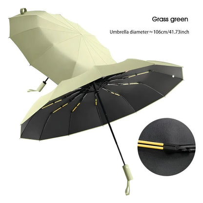 UV Protective Canopy Umbrella with Sturdy Foldable Ribs