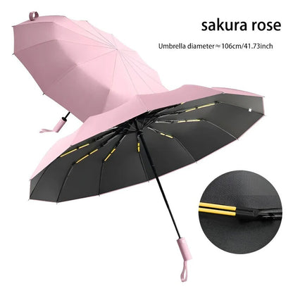 UV Protective Canopy Umbrella with Sturdy Foldable Ribs