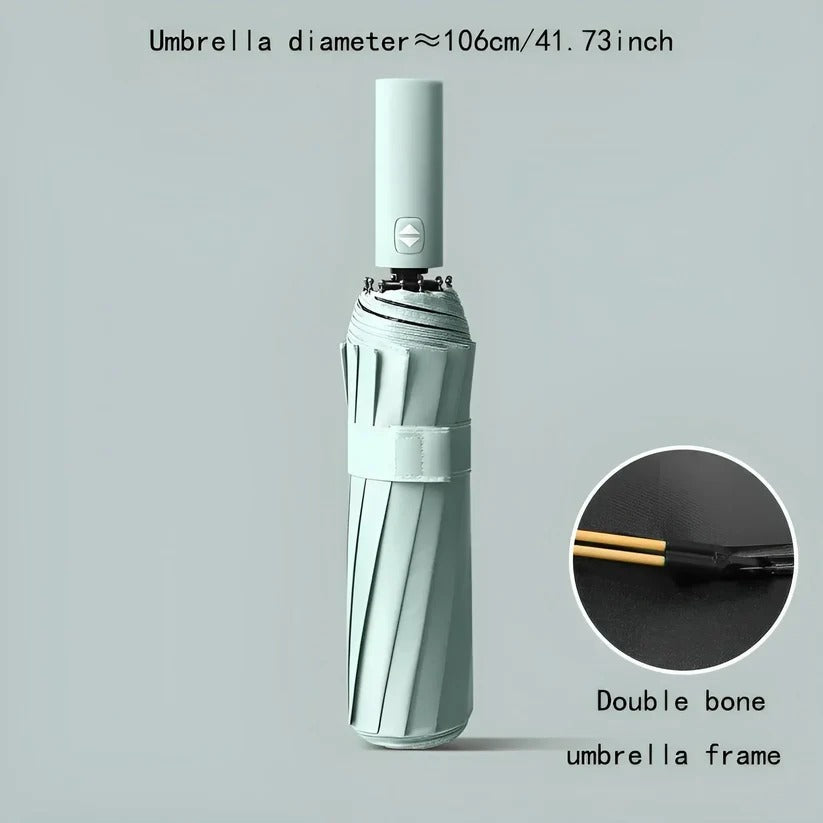 UV Protective Canopy Umbrella with Sturdy Foldable Ribs