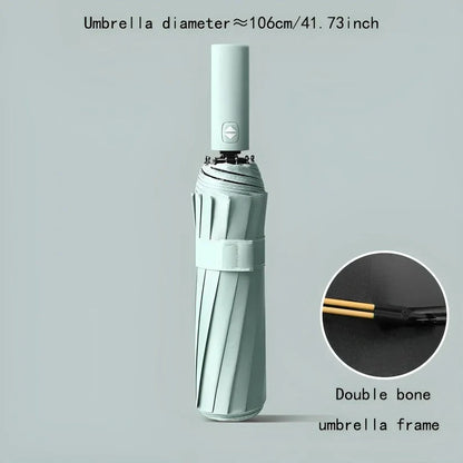 UV Protective Canopy Umbrella with Sturdy Foldable Ribs