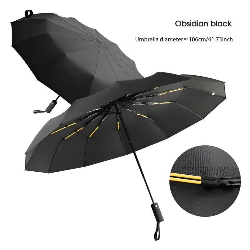 UV Protective Canopy Umbrella with Sturdy Foldable Ribs