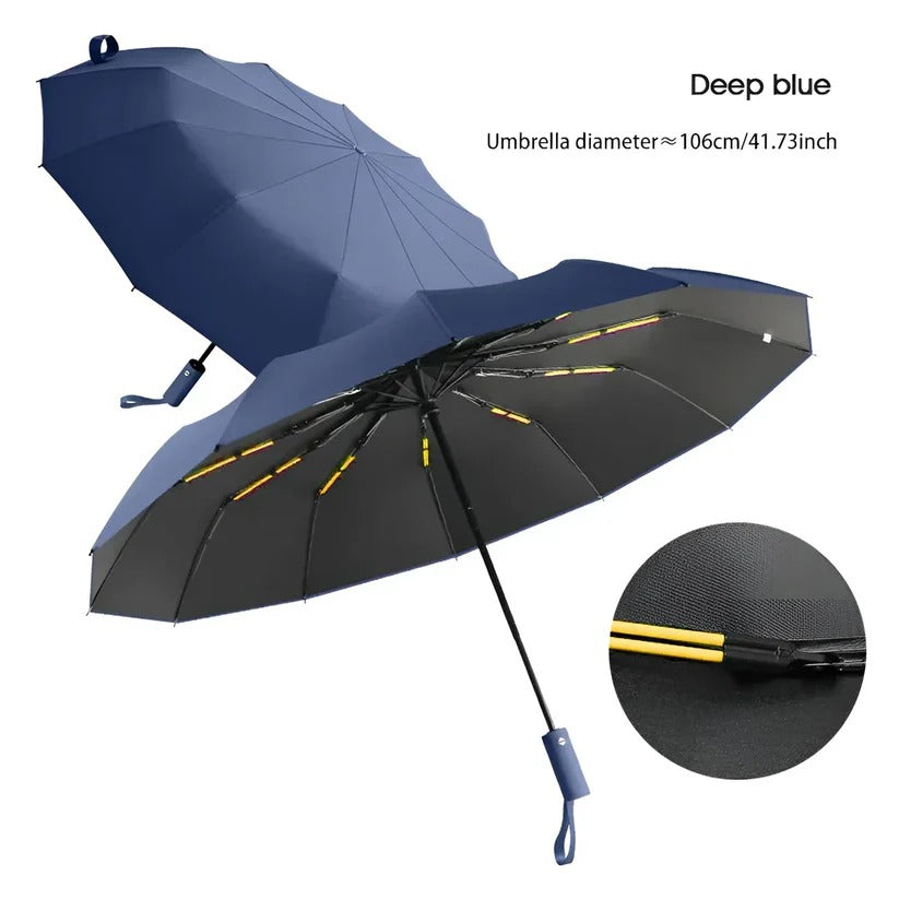 UV Protective Canopy Umbrella with Sturdy Foldable Ribs