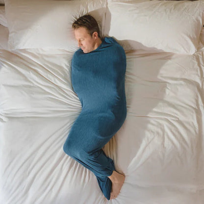 ComfortFit Adult Swaddle Blanket with Breathable Knit Fabric