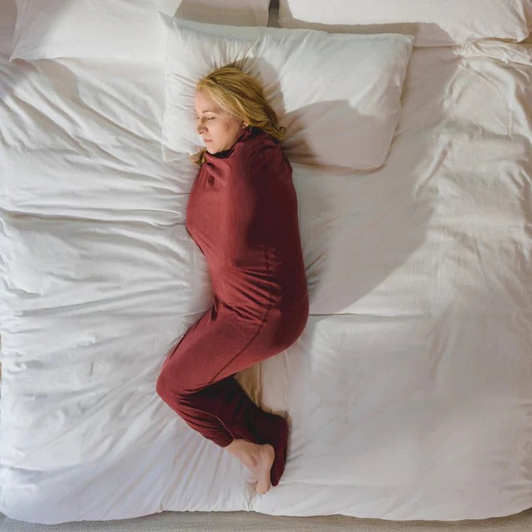 ComfortFit Adult Swaddle Blanket with Breathable Knit Fabric