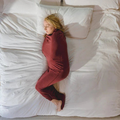 ComfortFit Adult Swaddle Blanket with Breathable Knit Fabric