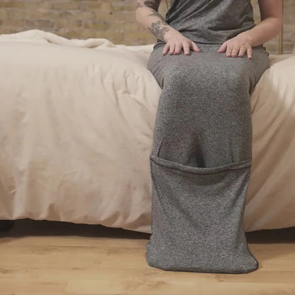 ComfortFit Adult Swaddle Blanket with Breathable Knit Fabric