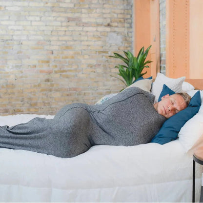 ComfortFit Adult Swaddle Blanket with Breathable Knit Fabric