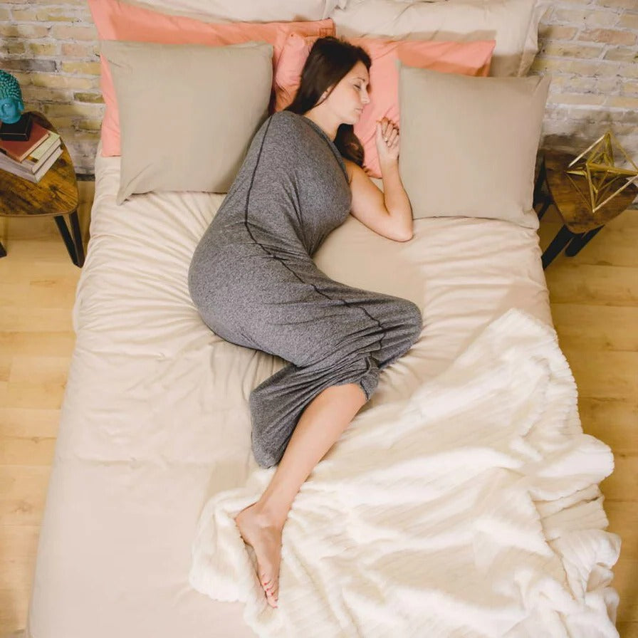 ComfortFit Adult Swaddle Blanket with Breathable Knit Fabric