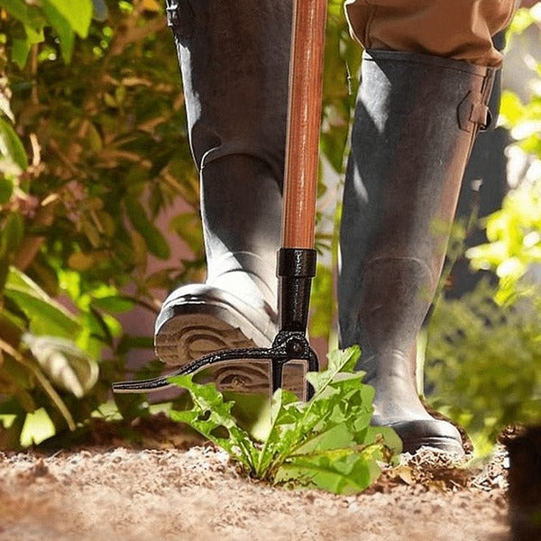 ErgoWeed Master: Stand-Up Weeding Tool with Removable Head