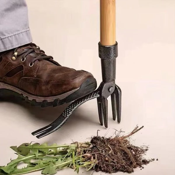 ErgoWeed Master: Stand-Up Weeding Tool with Removable Head