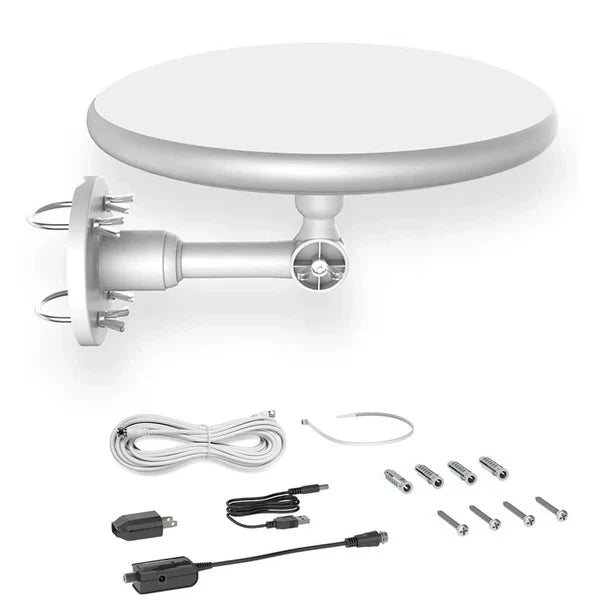 High-Definition Outdoor TV Antenna with 360-Degree Reception