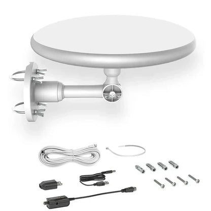 High-Definition Outdoor TV Antenna with 360-Degree Reception