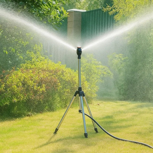 Versatile Adjustable Tripod Sprinkler for Complete Lawn Care