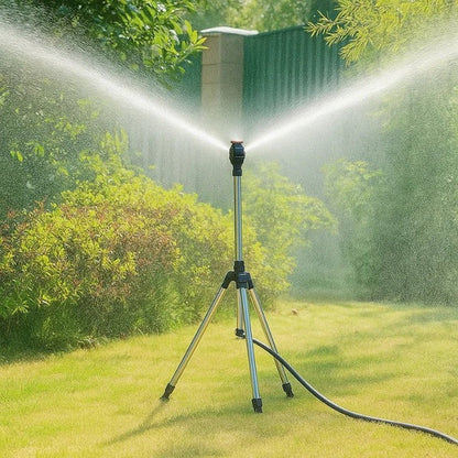 Versatile Adjustable Tripod Sprinkler for Complete Lawn Care