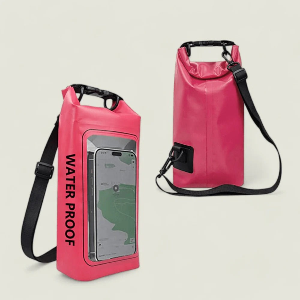 Universal Dry Bag Case for Smartphones up to 7 Inches - Waterproof Pouch for Swimming and Kayaking