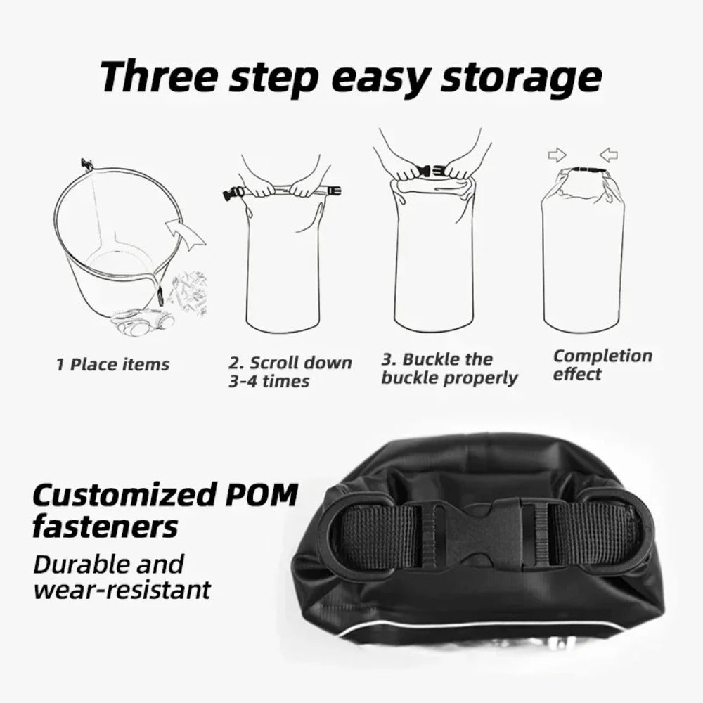 Universal Dry Bag Case for Smartphones up to 7 Inches - Waterproof Pouch for Swimming and Kayaking