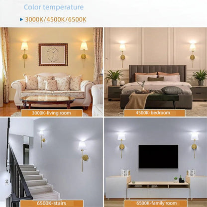 Rechargeable Battery Wall Sconces with Remote and Touch Control - Wireless LED Lights, 40-260 Lumens