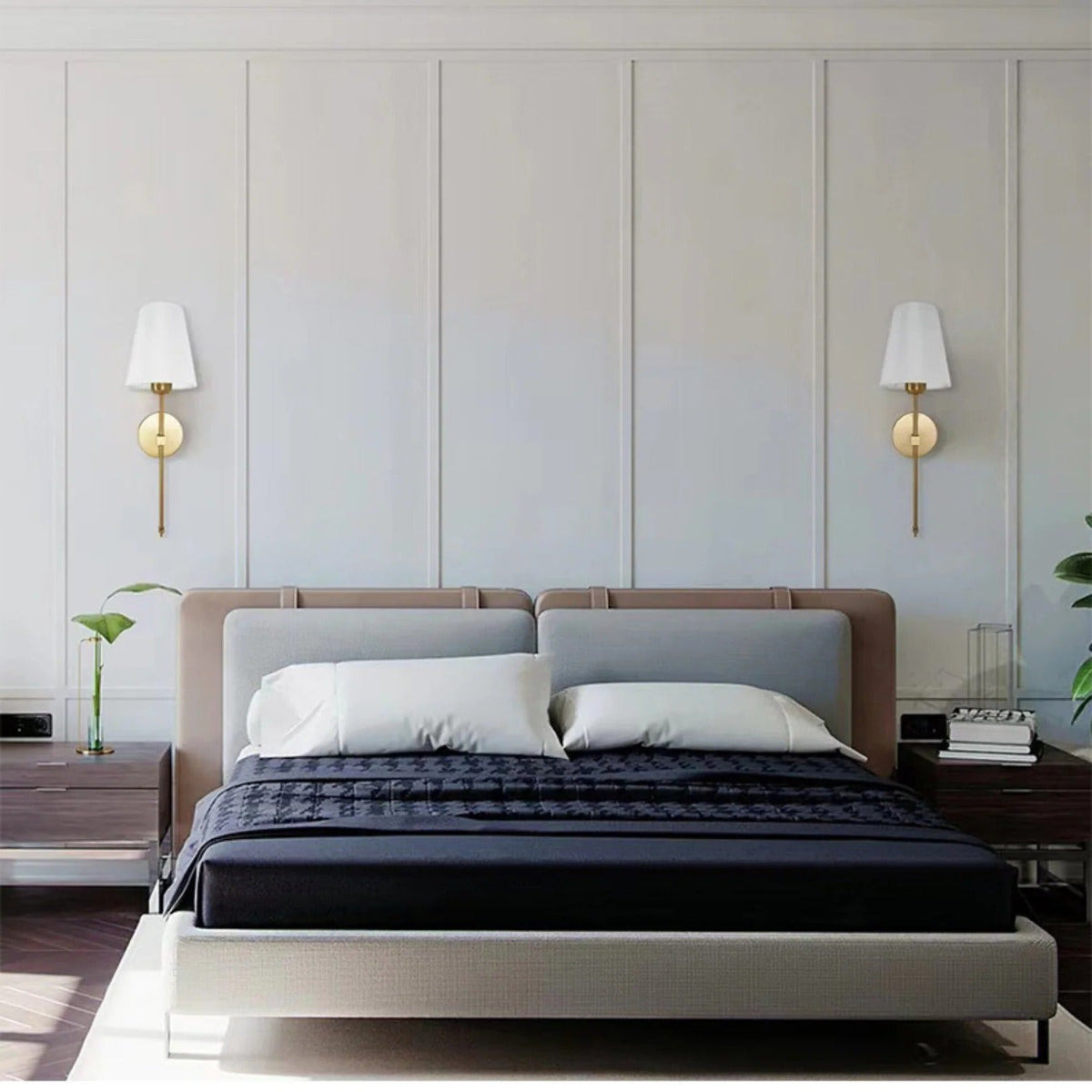 Rechargeable Battery Wall Sconces with Remote and Touch Control - Wireless LED Lights, 40-260 Lumens