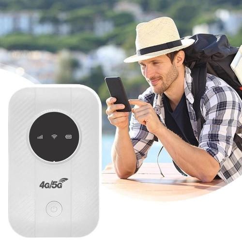 Compact 5G Travel Router with 150 Mbps Speed and USB Charger