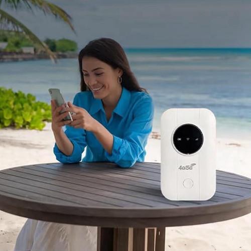 Compact 5G Travel Router with 150 Mbps Speed and USB Charger