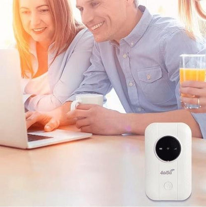 Compact 5G Travel Router with 150 Mbps Speed and USB Charger