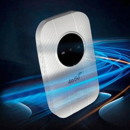 Compact 5G Travel Router with 150 Mbps Speed and USB Charger