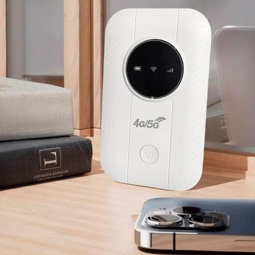 Compact 5G Travel Router with 150 Mbps Speed and USB Charger