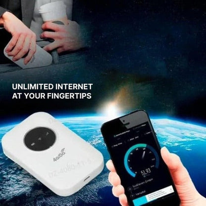 Compact 5G Travel Router with 150 Mbps Speed and USB Charger