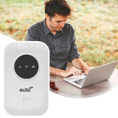 Compact 5G Travel Router with 150 Mbps Speed and USB Charger
