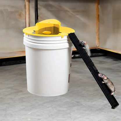 Eco-Friendly Rodent Catcher with Self-Resetting Mechanism for 5-Gallon Buckets