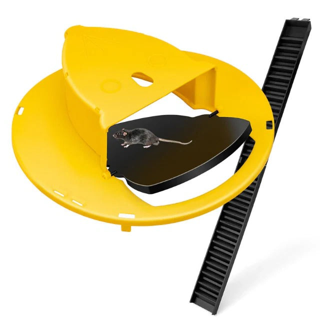 Eco-Friendly Rodent Catcher with Self-Resetting Mechanism for 5-Gallon Buckets