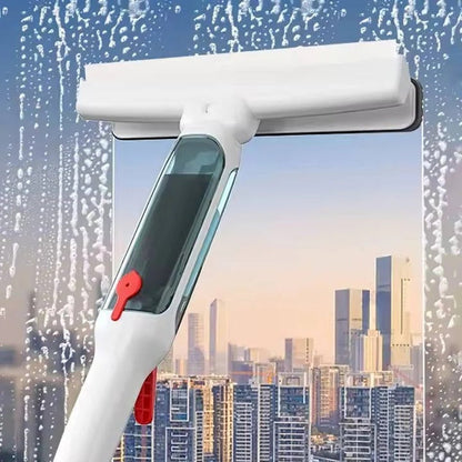 Extendable Window Cleaner with Dual Action Head and 51-Inch Reach