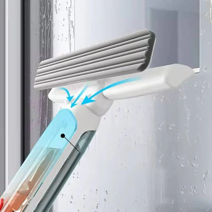 Extendable Window Cleaner with Dual Action Head and 51-Inch Reach
