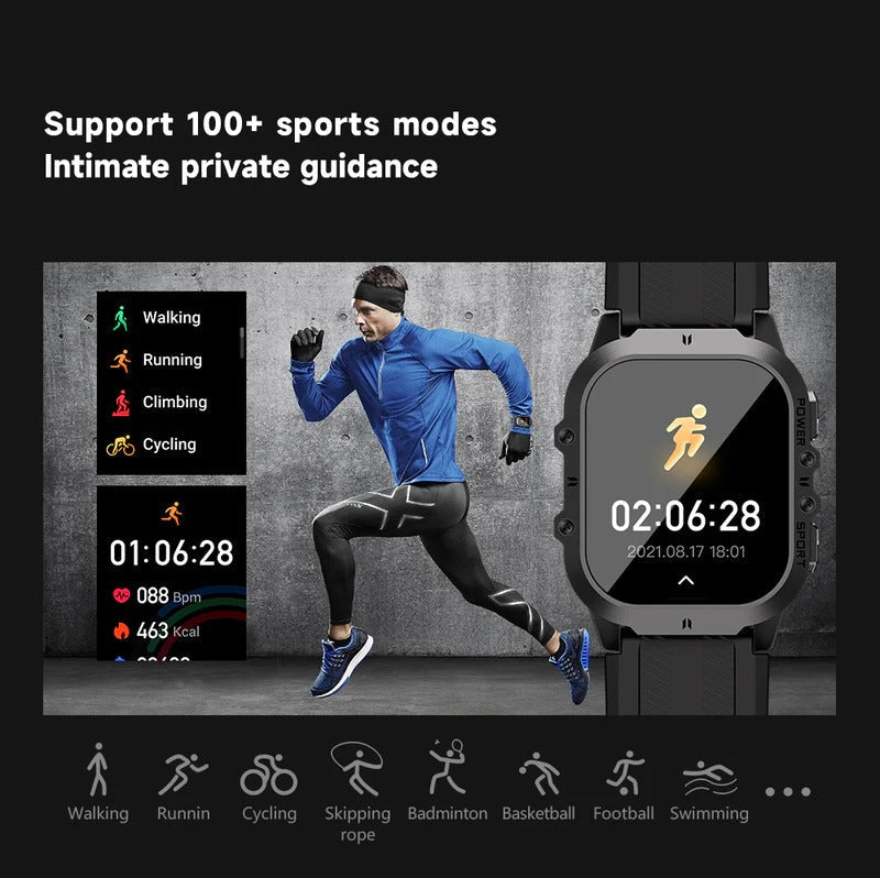 5ATM Swim Smartwatch with Fitness Tracker and Bluetooth Calling for All