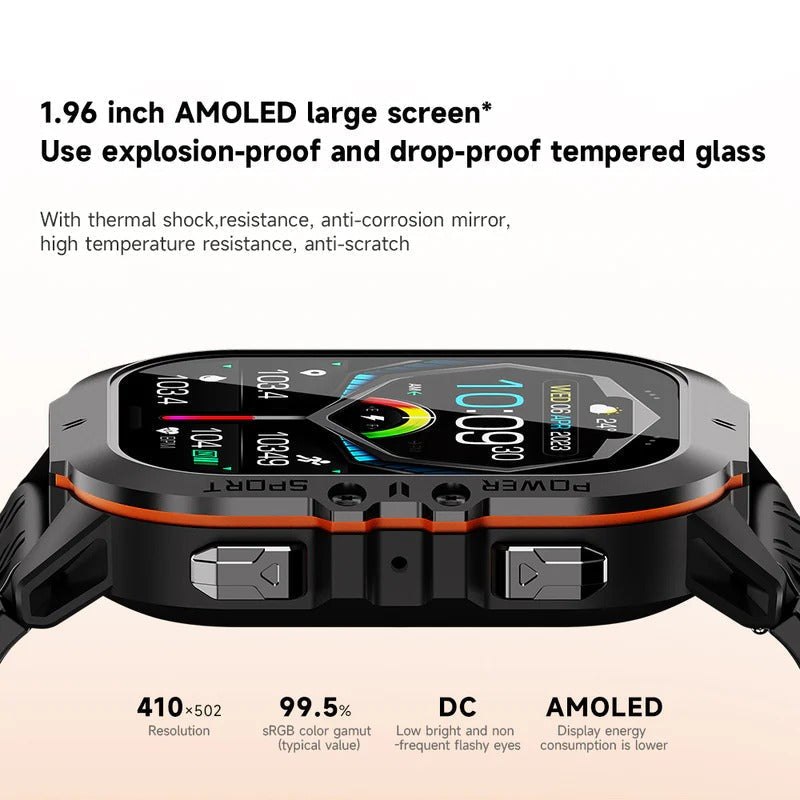 5ATM Swim Smartwatch with Fitness Tracker and Bluetooth Calling for All