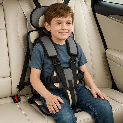 TravelBuddy Child Seat with Secure Harness and Compact Fold