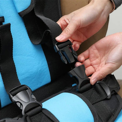 TravelBuddy Child Seat with Secure Harness and Compact Fold