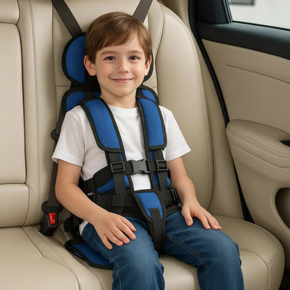 TravelBuddy Child Seat with Secure Harness and Compact Fold