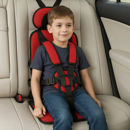 TravelBuddy Child Seat with Secure Harness and Compact Fold