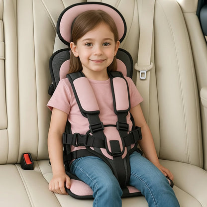 TravelBuddy Child Seat with Secure Harness and Compact Fold
