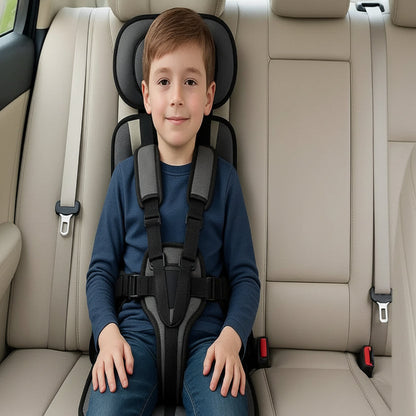 TravelBuddy Child Seat with Secure Harness and Compact Fold