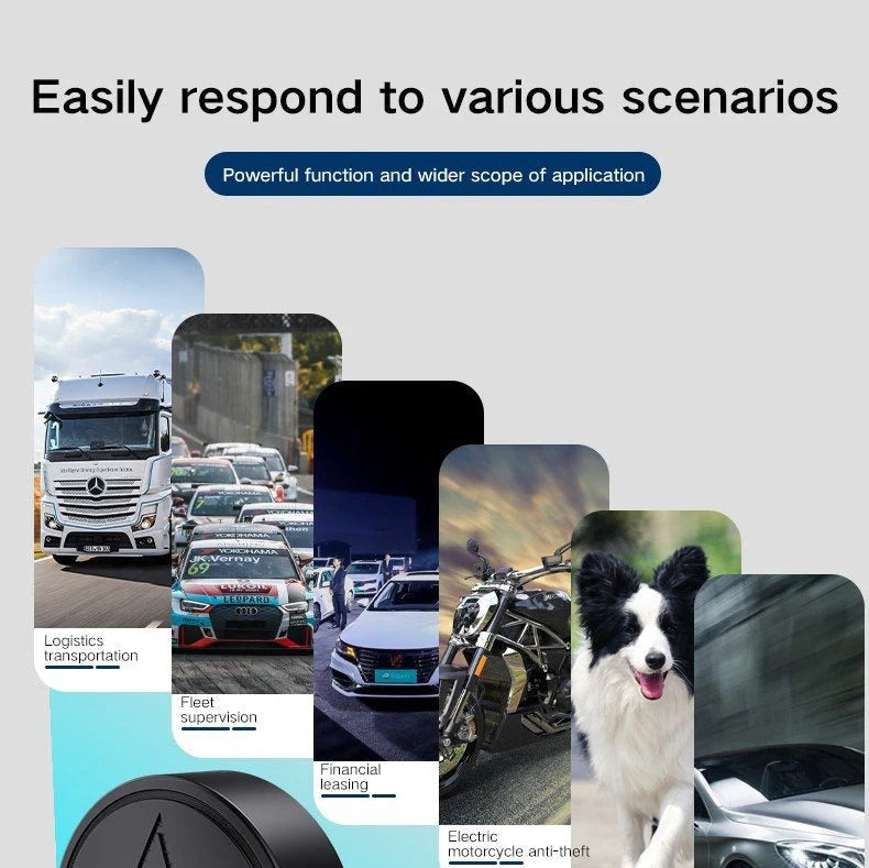 Compact Magnetic GPS Locator with 30-Day Battery Life and 4G Tracking