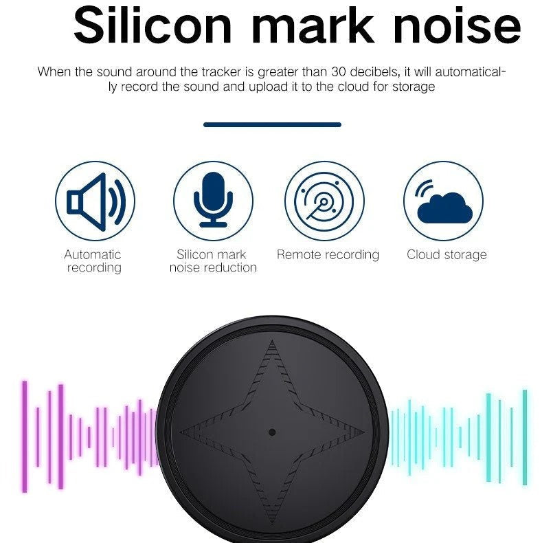 Compact Magnetic GPS Locator with 30-Day Battery Life and 4G Tracking