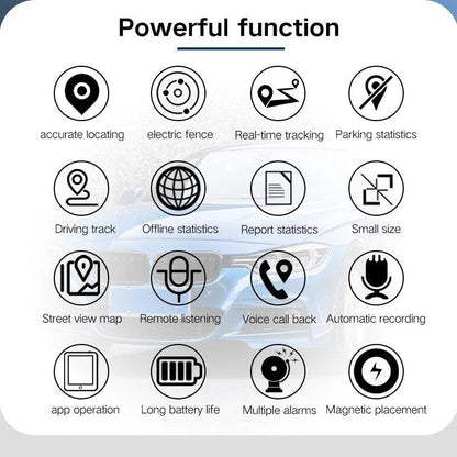 Compact Magnetic GPS Locator with 30-Day Battery Life and 4G Tracking