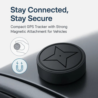 Compact Magnetic GPS Locator with 30-Day Battery Life and 4G Tracking