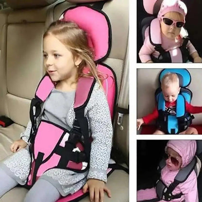 Child Car Seat Booster with Adjustable Harness and Cooling Mesh