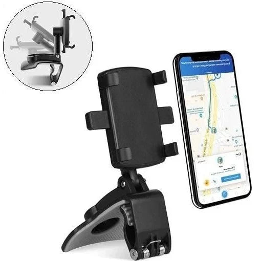 Versatile 360-Degree Car Phone Mount for Safe Navigation